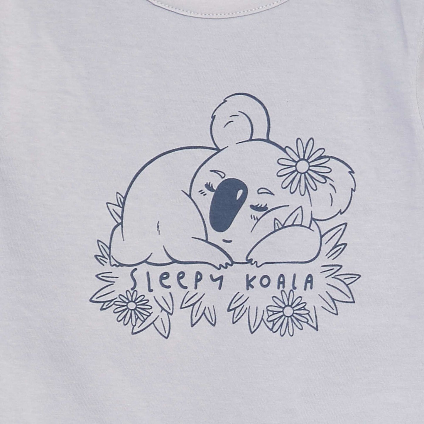 Pyjama long 2 pièces imprimé Bleu koala