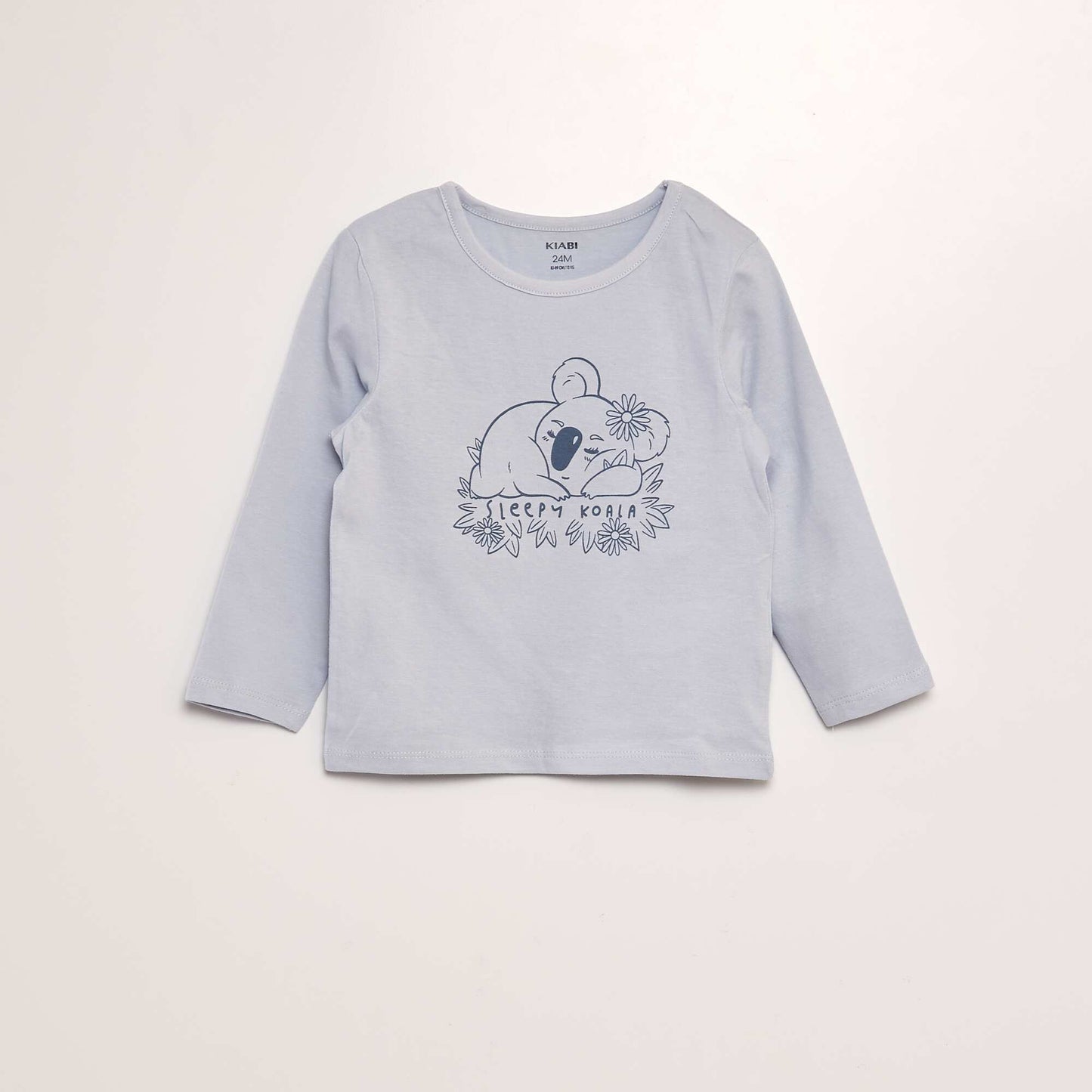 Pyjama long 2 pièces imprimé Bleu koala