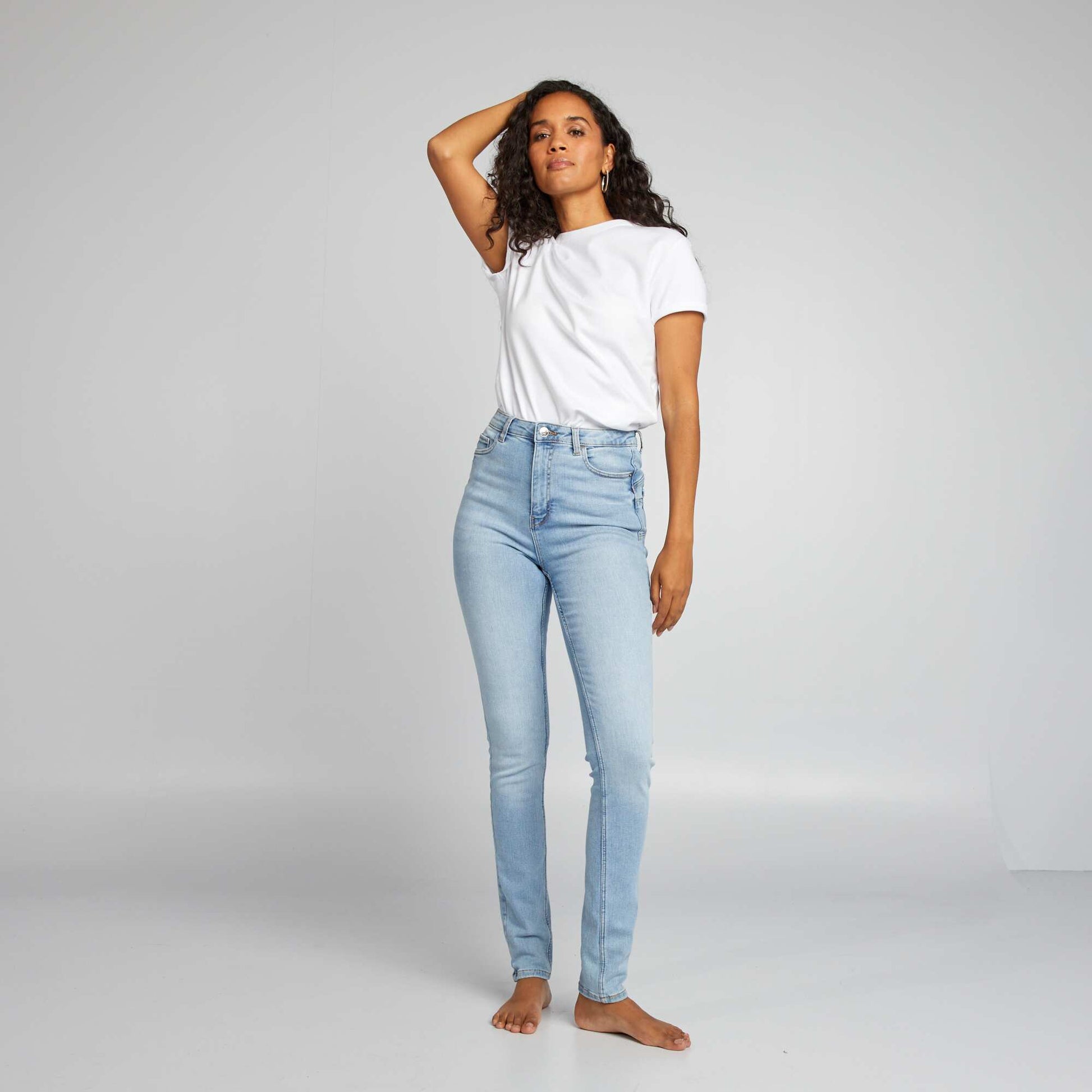 Jean skinny - L34 BLEU CLAIR