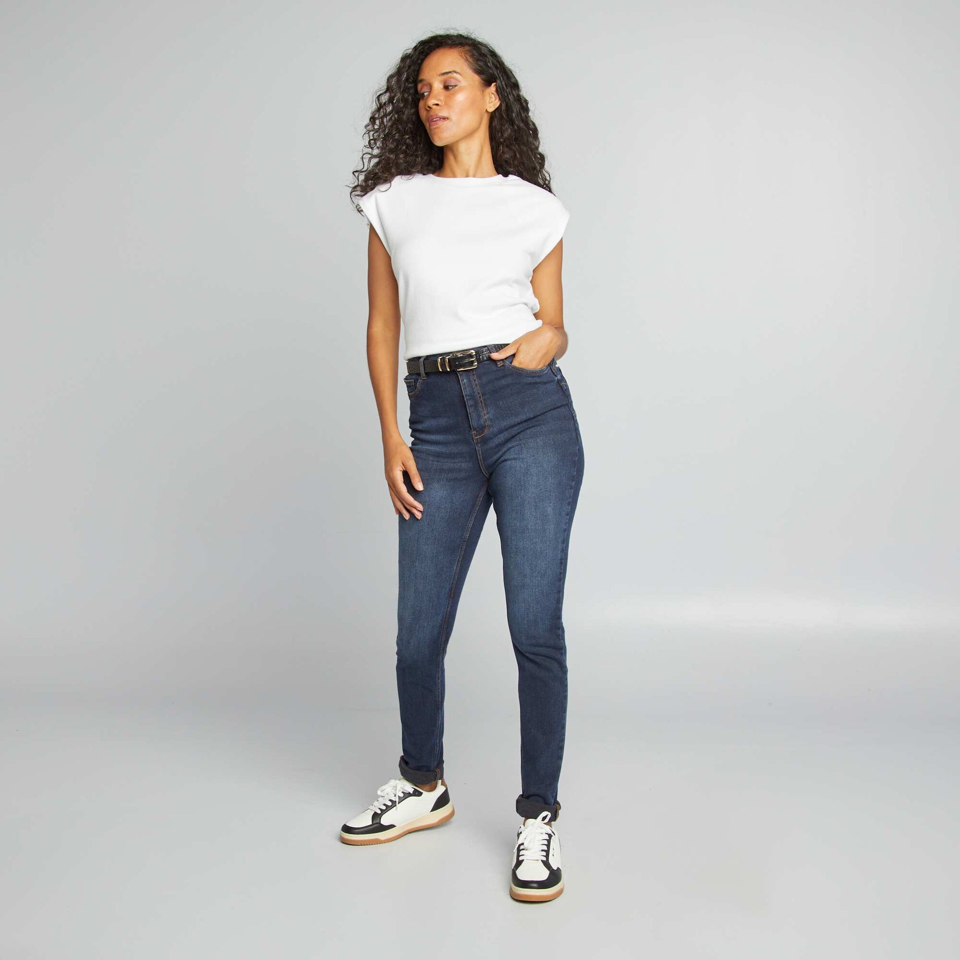 Jean skinny - L34 BLEU FONCé