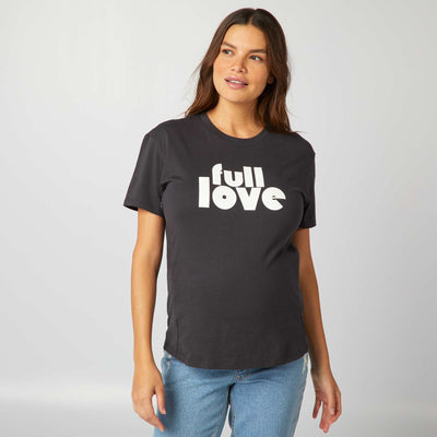 T-shirt d'allaitement avec imprim Gris fonc