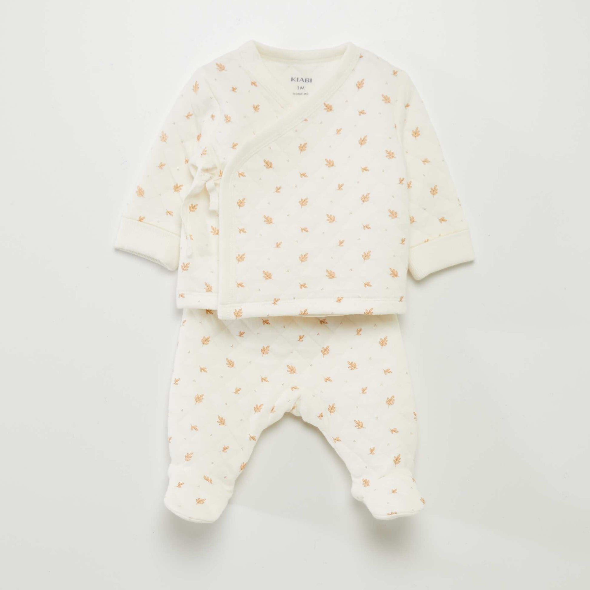 Pyjama 2 pi ces matelass Blanc