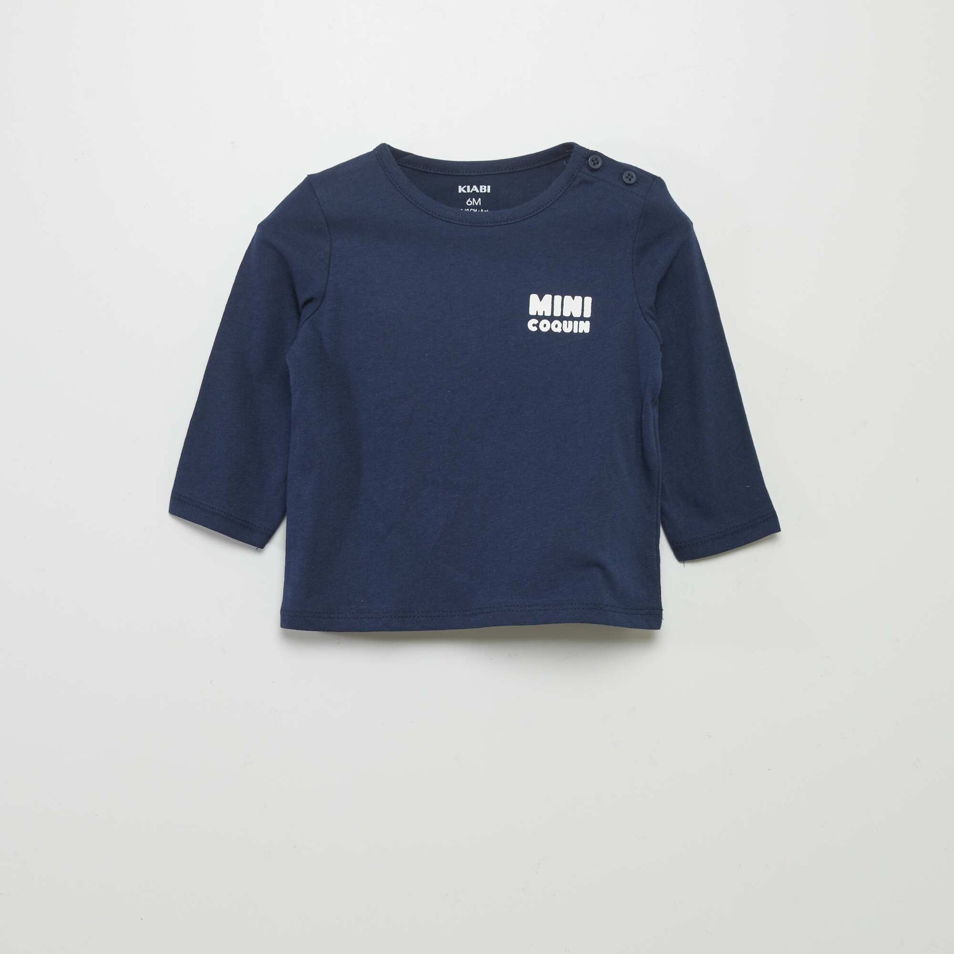 Tee-shirt message BLEU