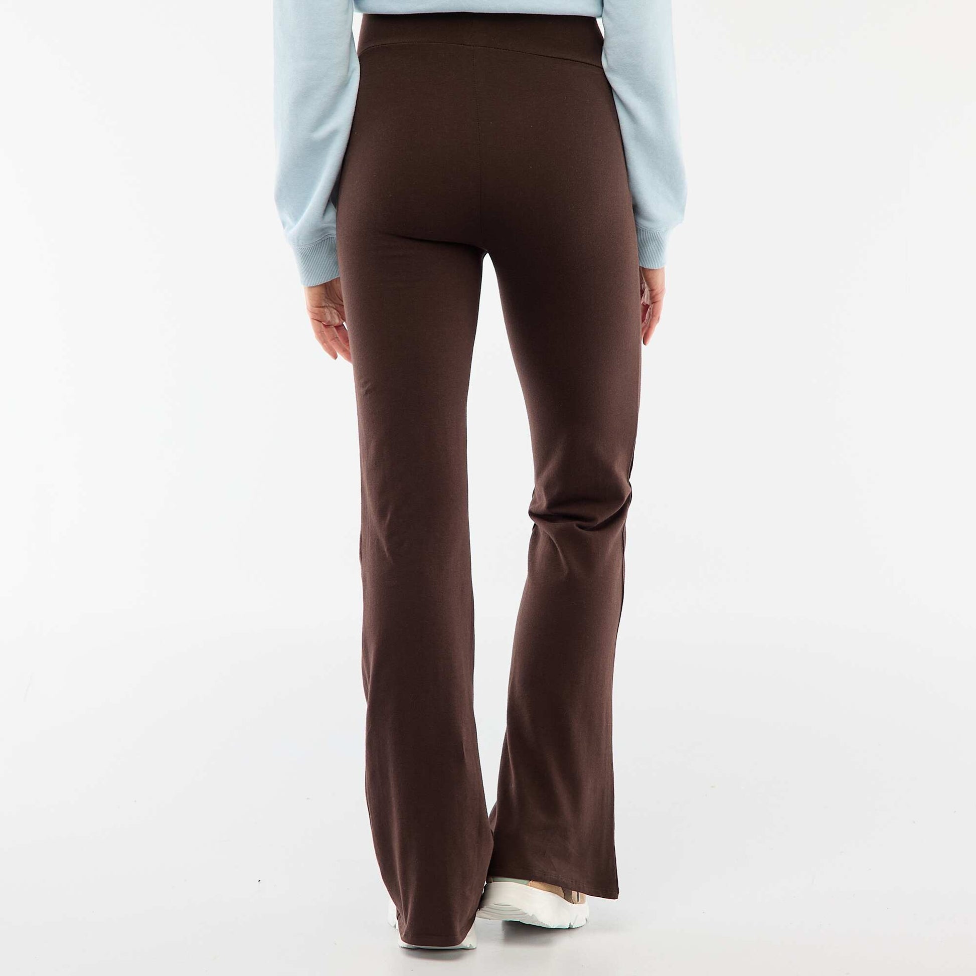 Legging bootcut de maternité MARRON