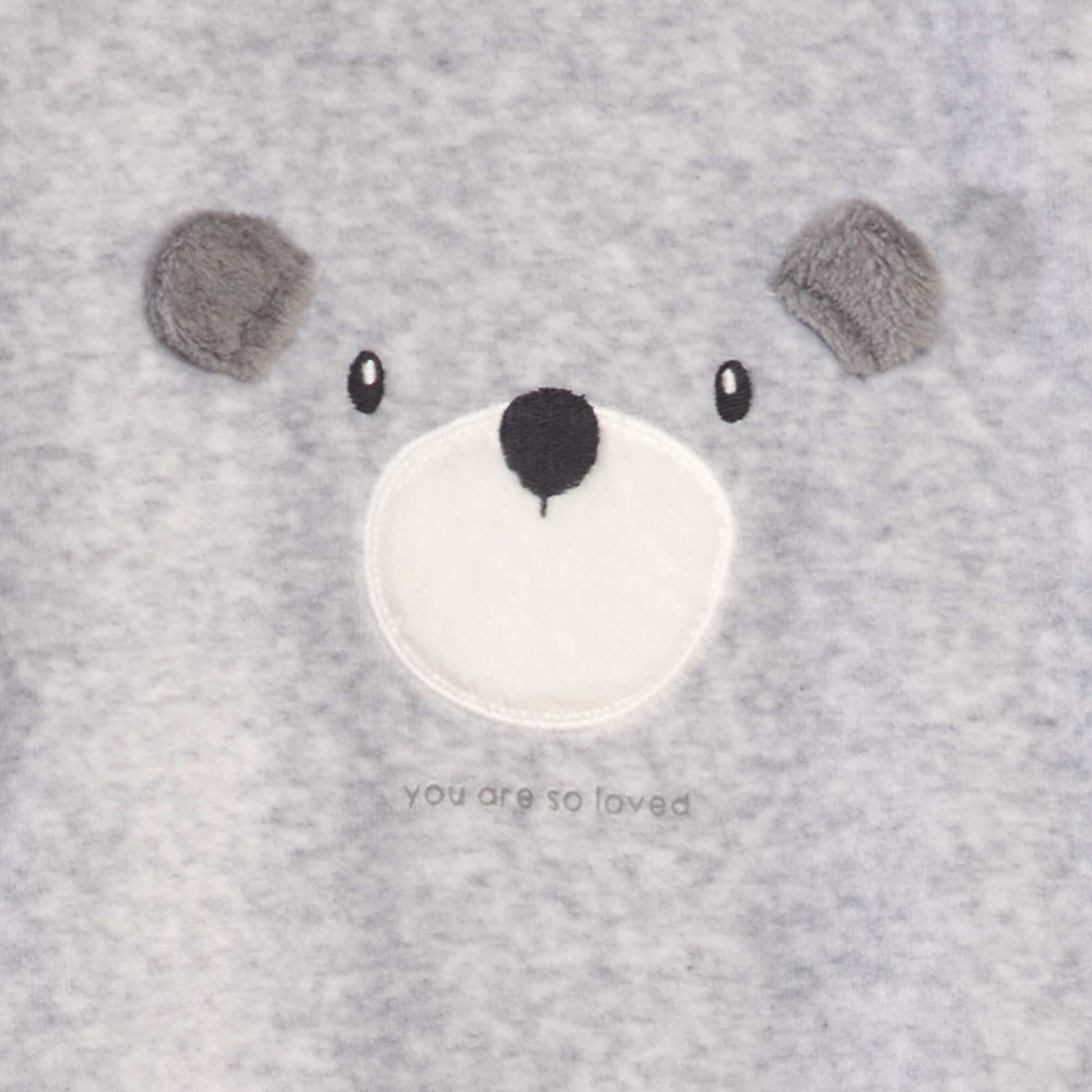 Pyjama en velours Gris