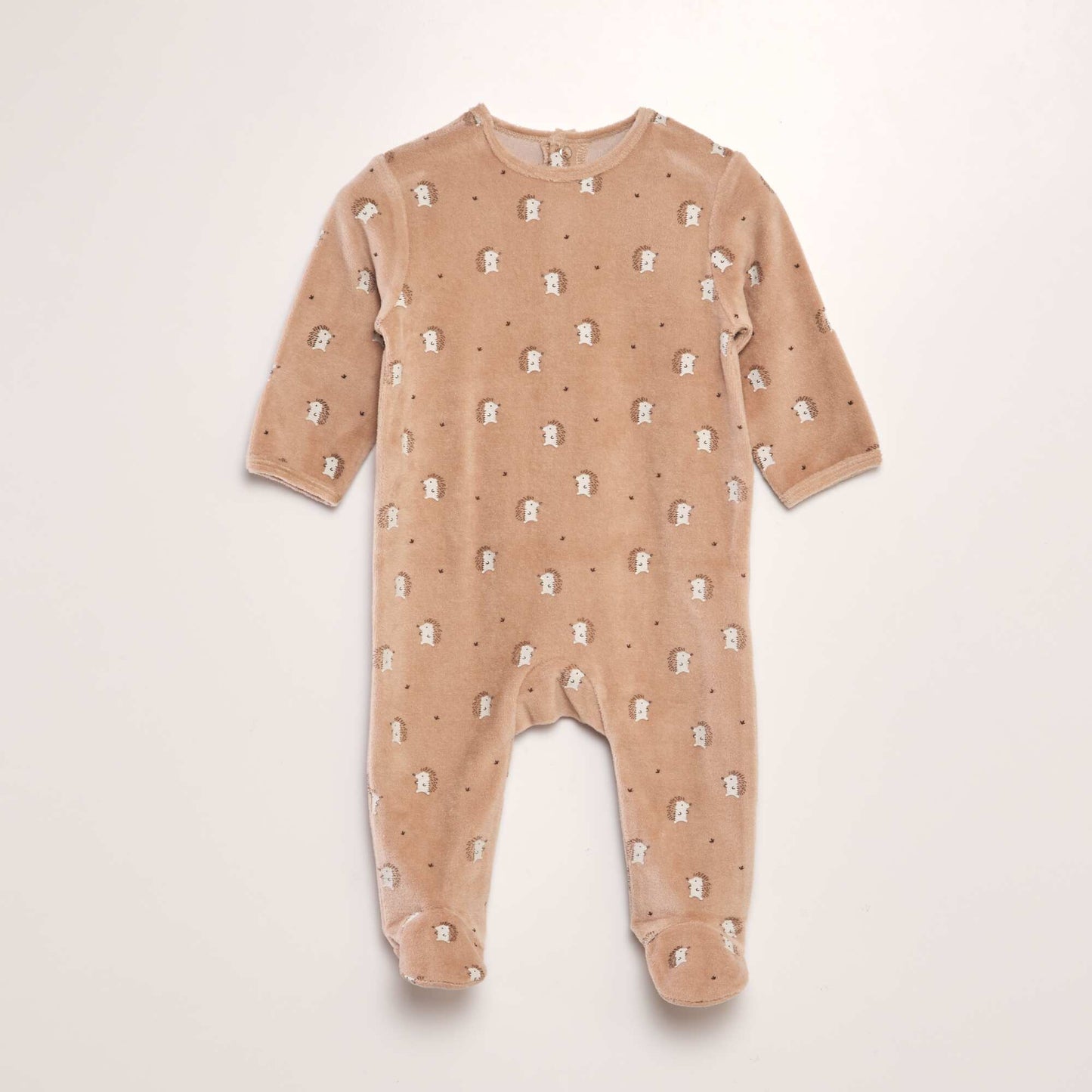 Pyjama en velours Beige