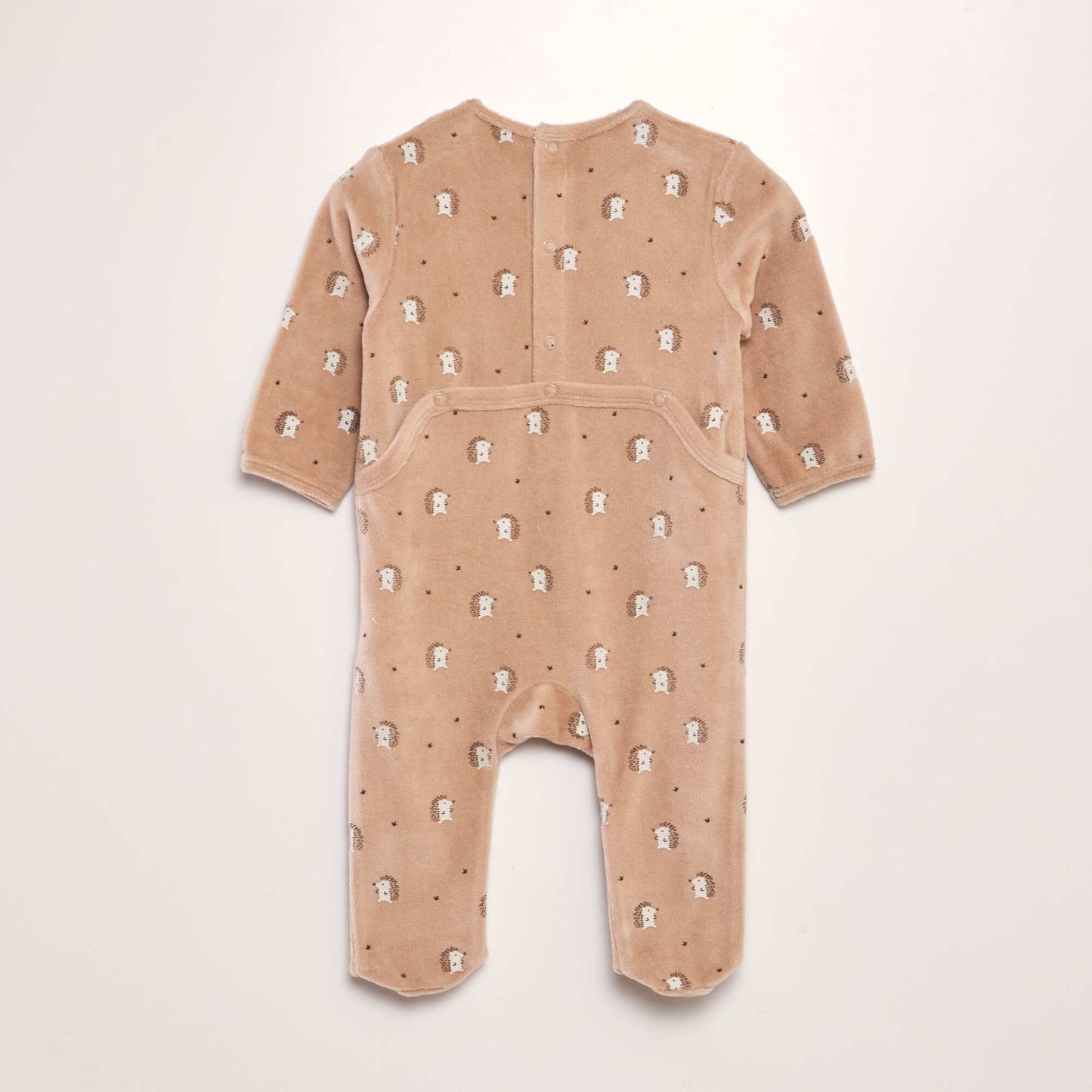 Pyjama en velours Beige