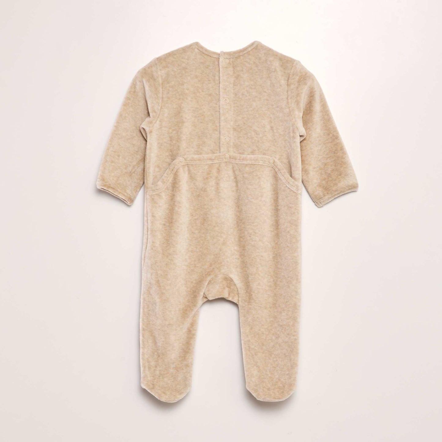 Pyjama en velours Beige