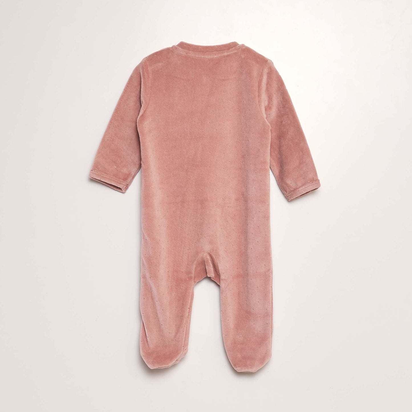 Pyjama dors-bien en velours Rose fonc