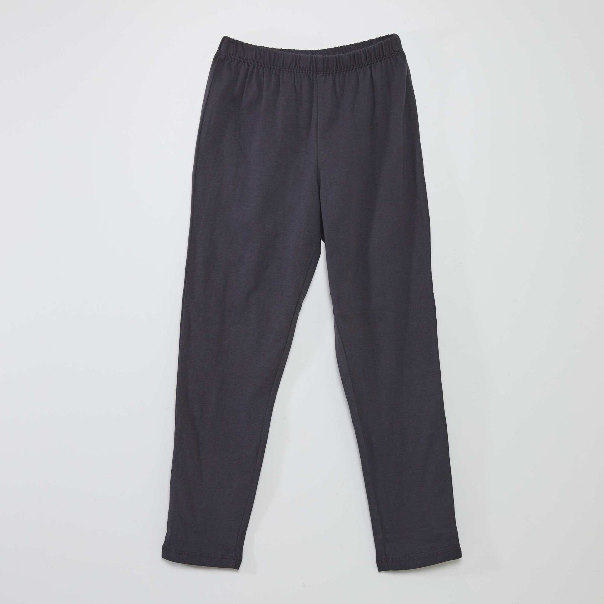 Pyjama long en jersey avec imprim - 2 pi ces Vert/gris fonc