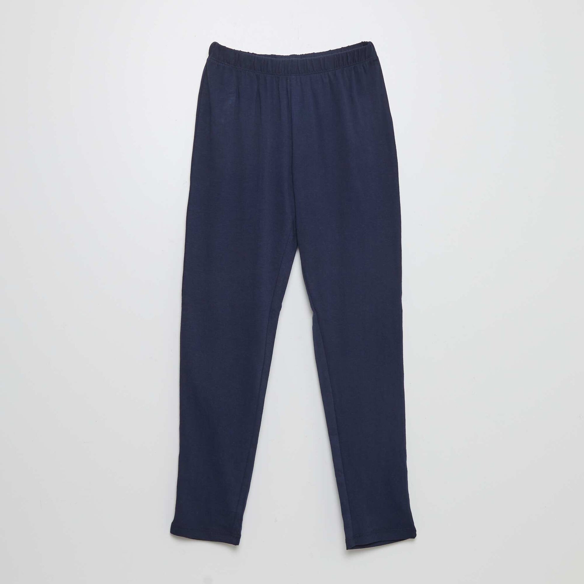 Pyjama long en jersey avec imprim - 2 pi ces Bleu marine/bleu