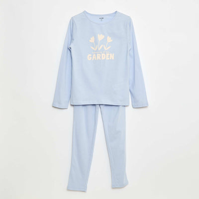 Ensemble pyjama t-shirt + pantalon - 2 pièces BLEU