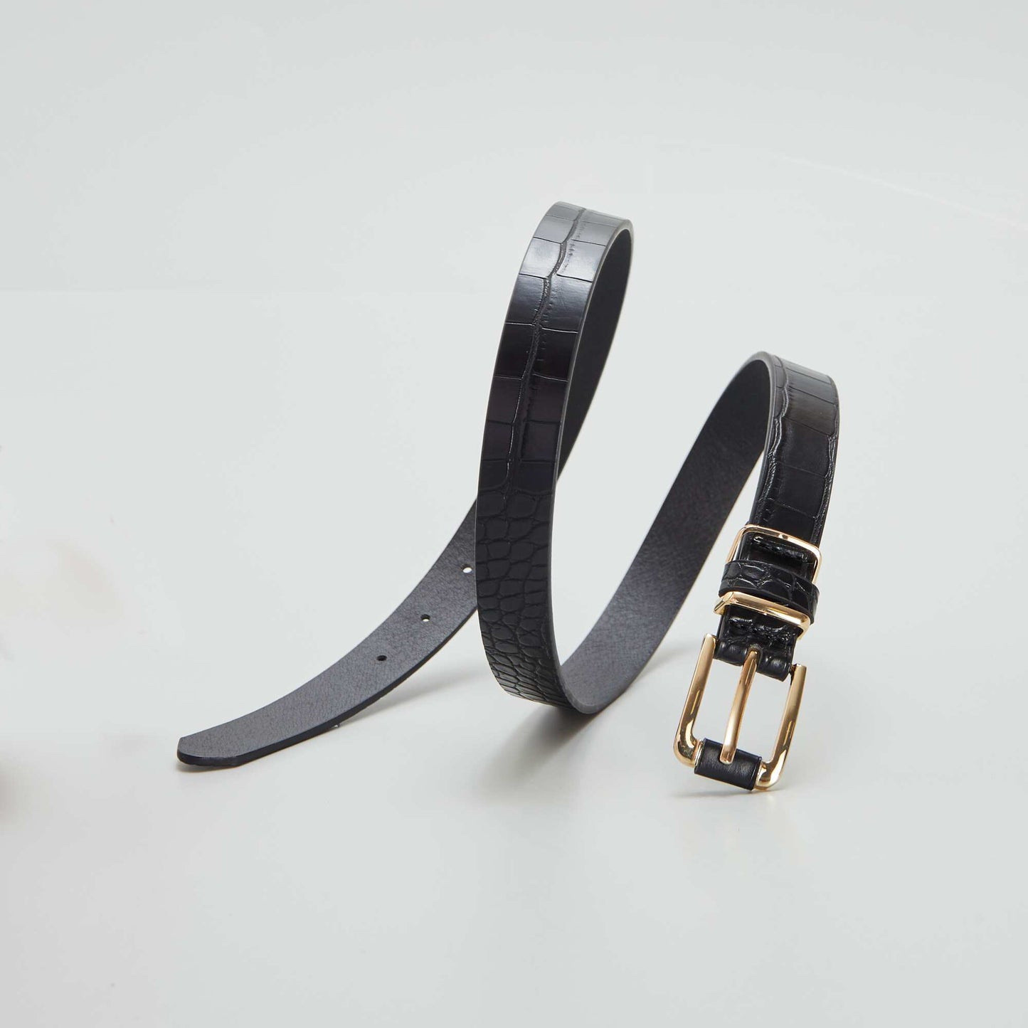 Ceinture fine Noir