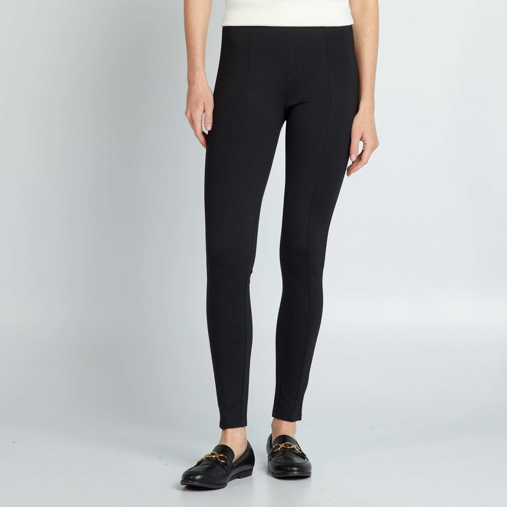 Legging long en maille milano NOIR