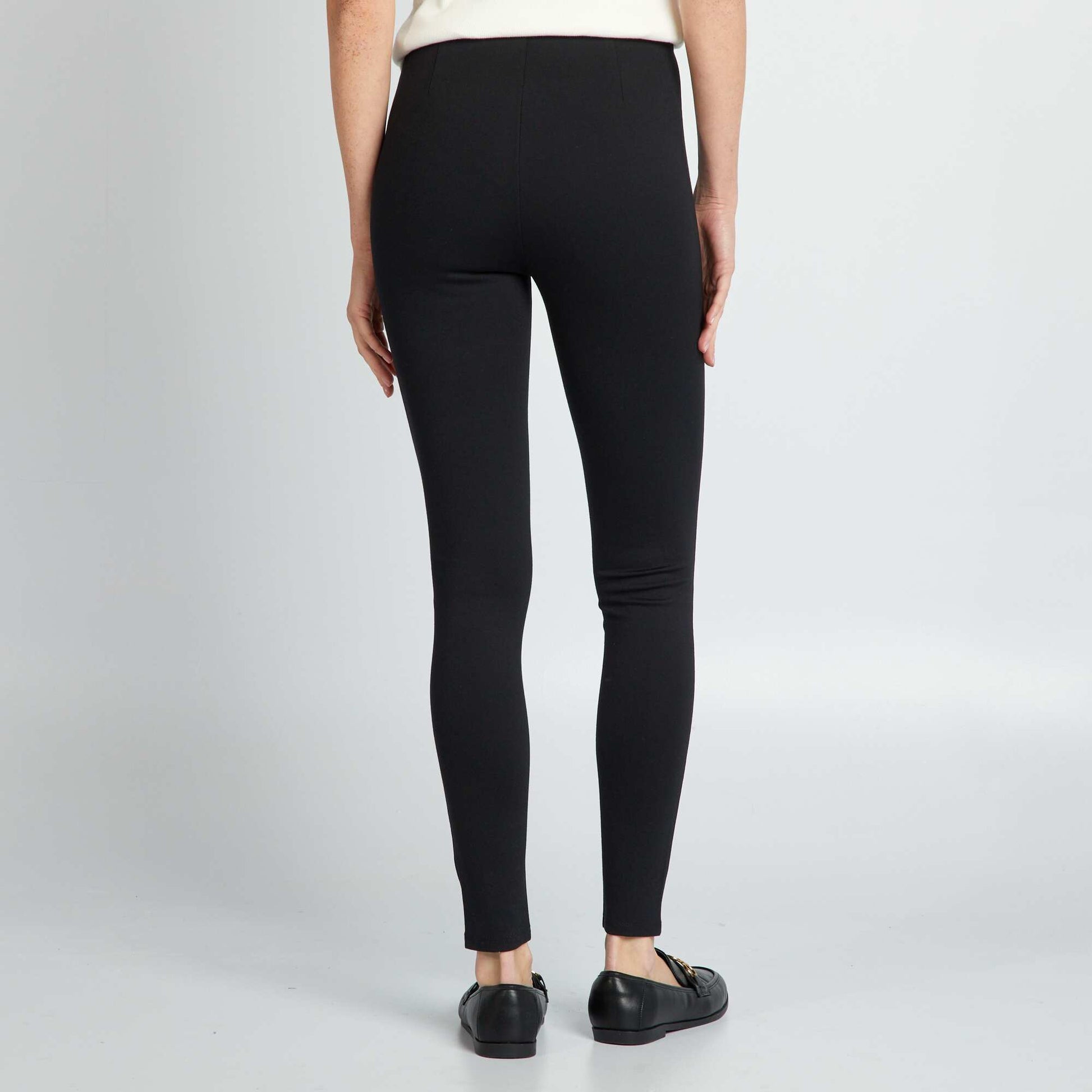 Legging long en maille milano NOIR