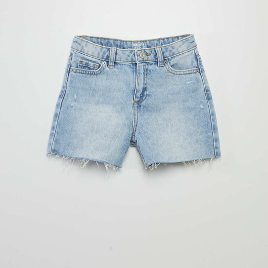 Short en jean effil Bleu