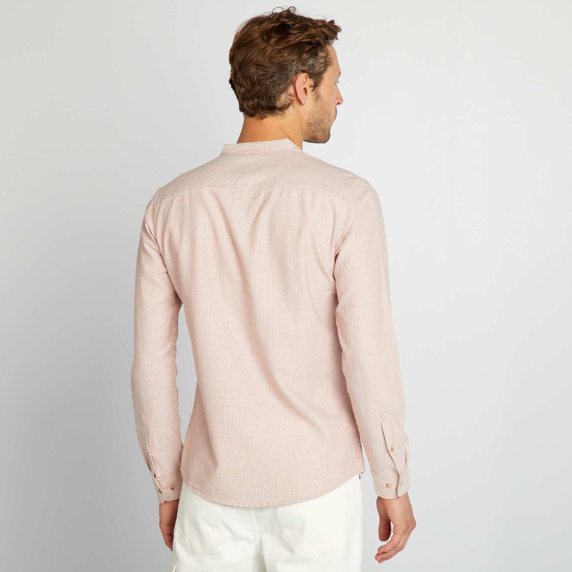 Chemise ray e col mao Rouge