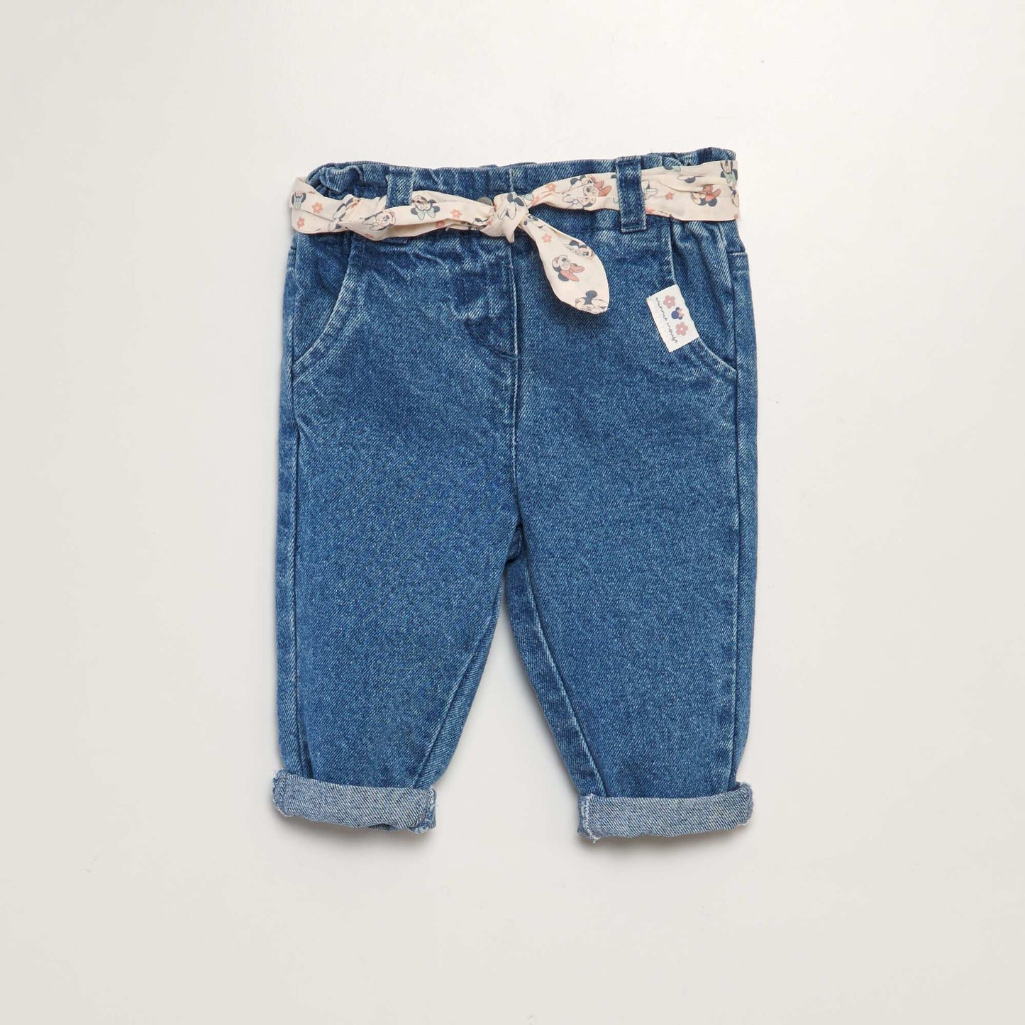 Pantalon denim paperbag 'Minnie' Denim