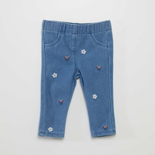 Jegging imprim  'Minnie' Bleu