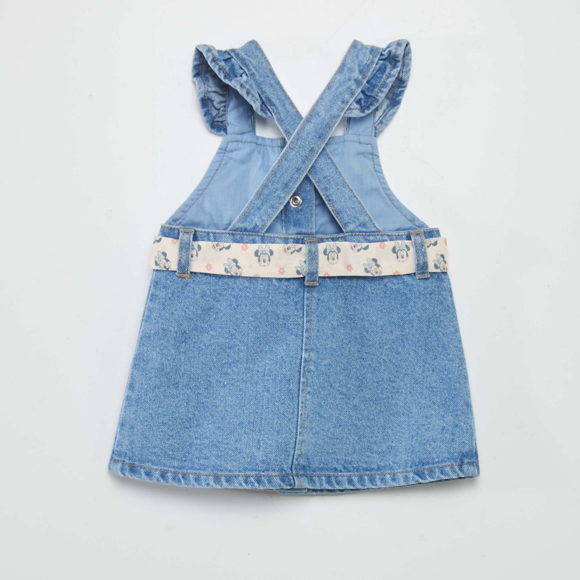 Robe salopette en jean 'Minnie' 'Disney' Bleu