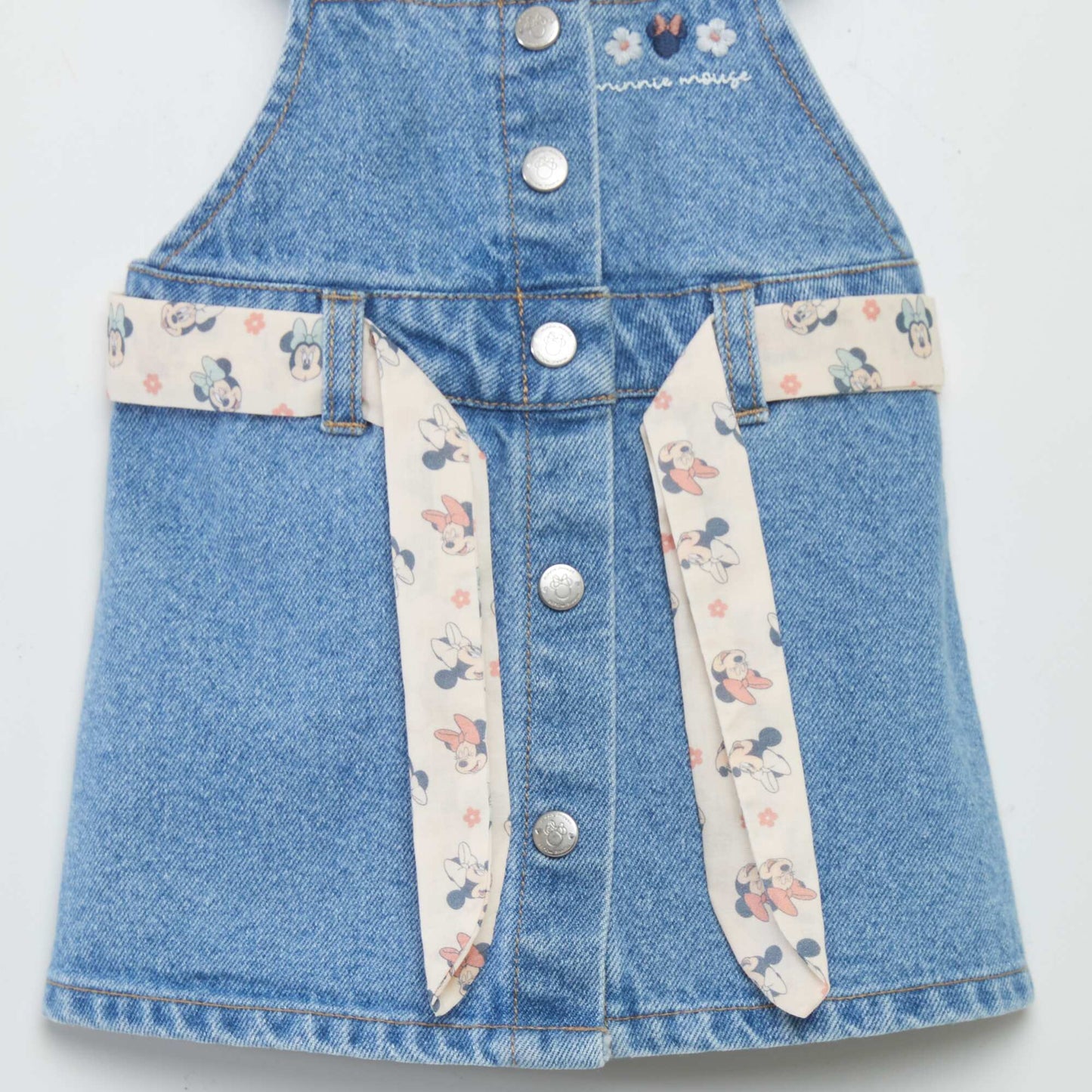Robe salopette en jean 'Minnie' 'Disney' Bleu