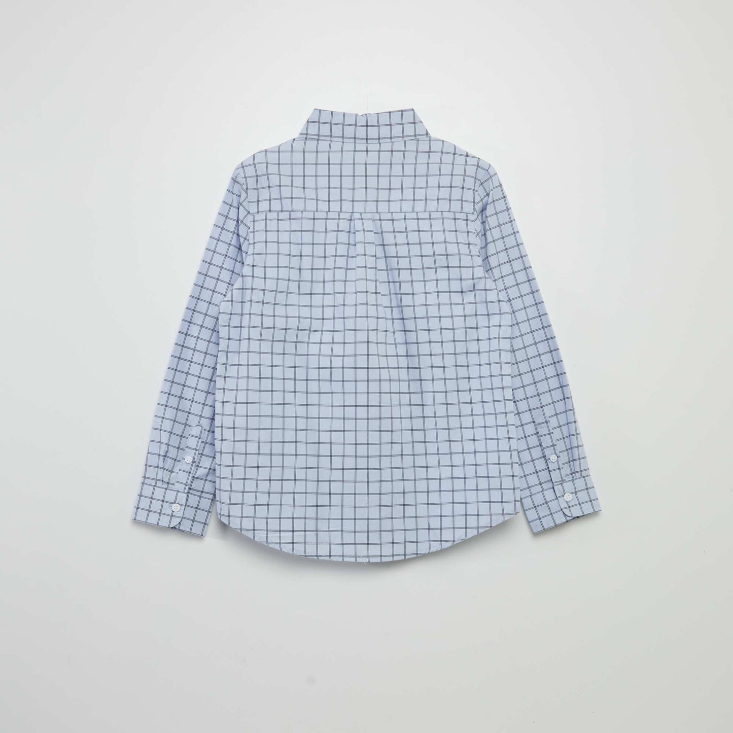 Chemise en popeline imprim e Bleu ciel