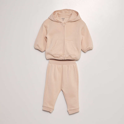 Sweat en molleton gratt (doux et chaud) Beige