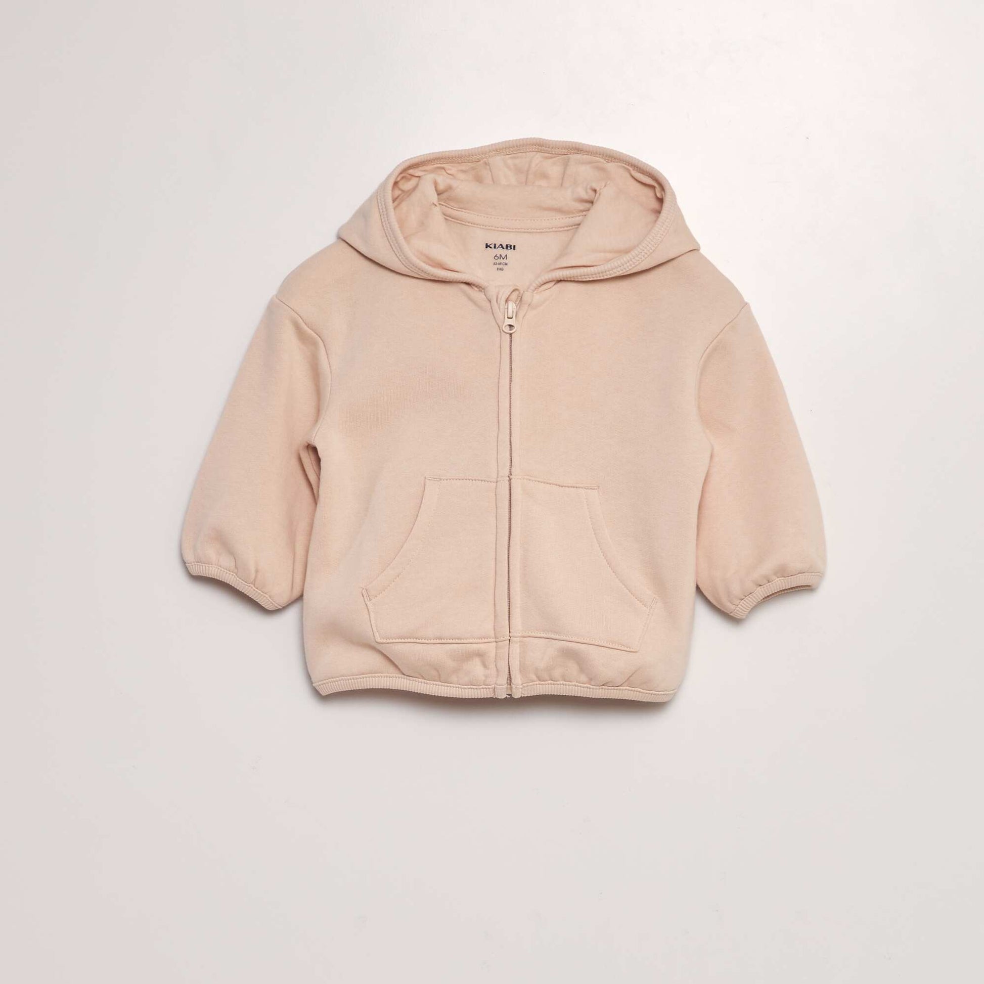 Sweat en molleton gratt (doux et chaud) Beige