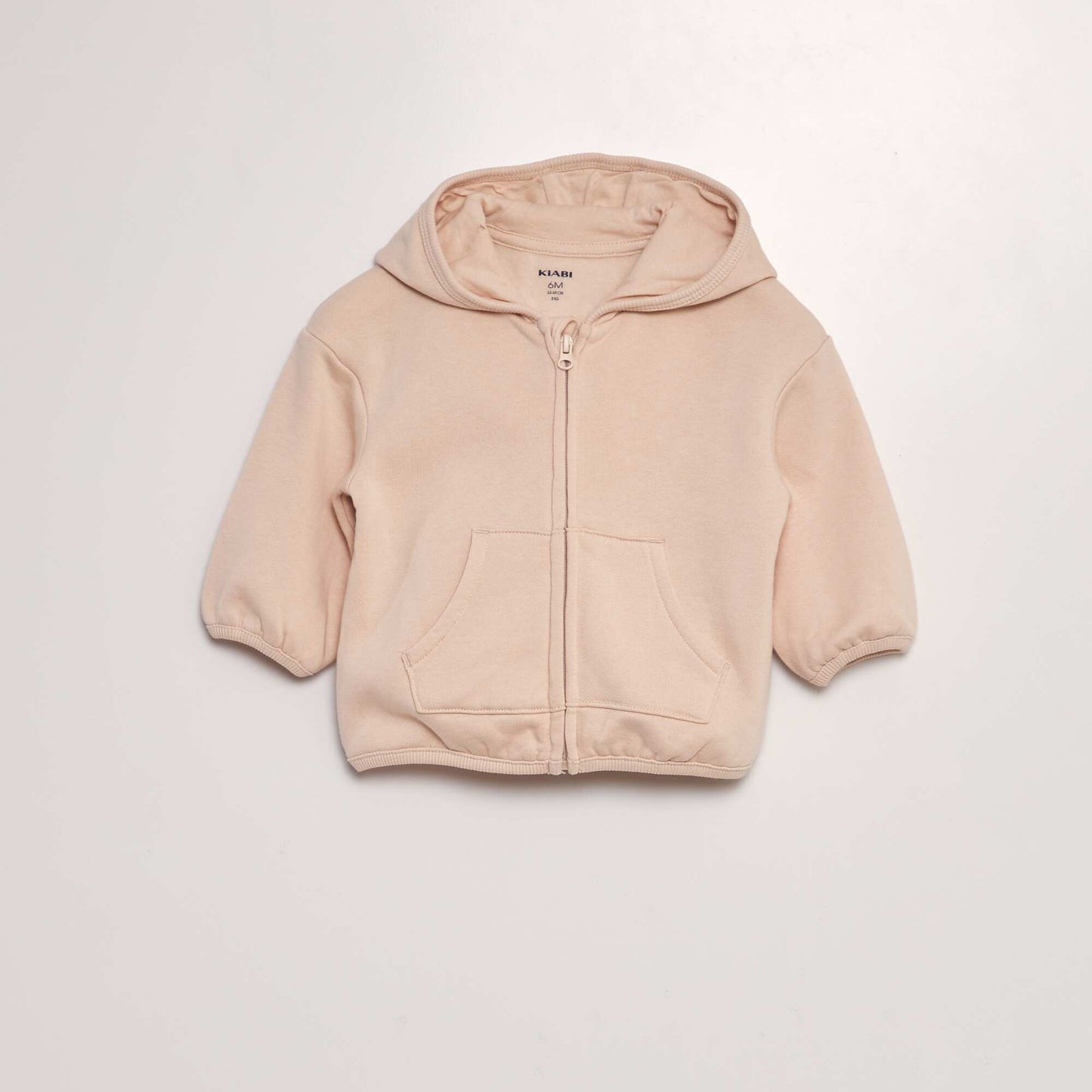 Sweat en molleton gratté (doux et chaud) Beige