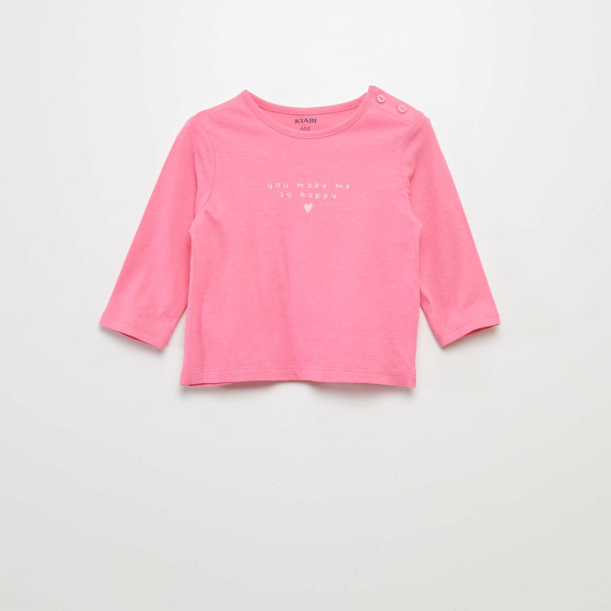 Tee-shirt message Rose
