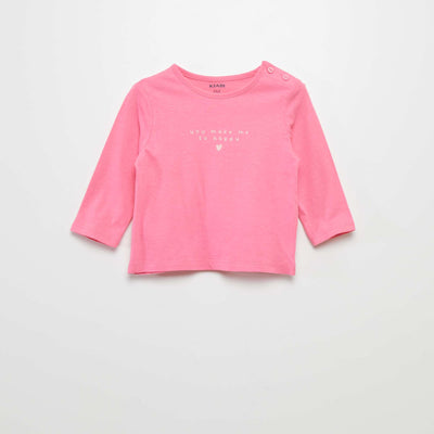 Tee-shirt message Rose