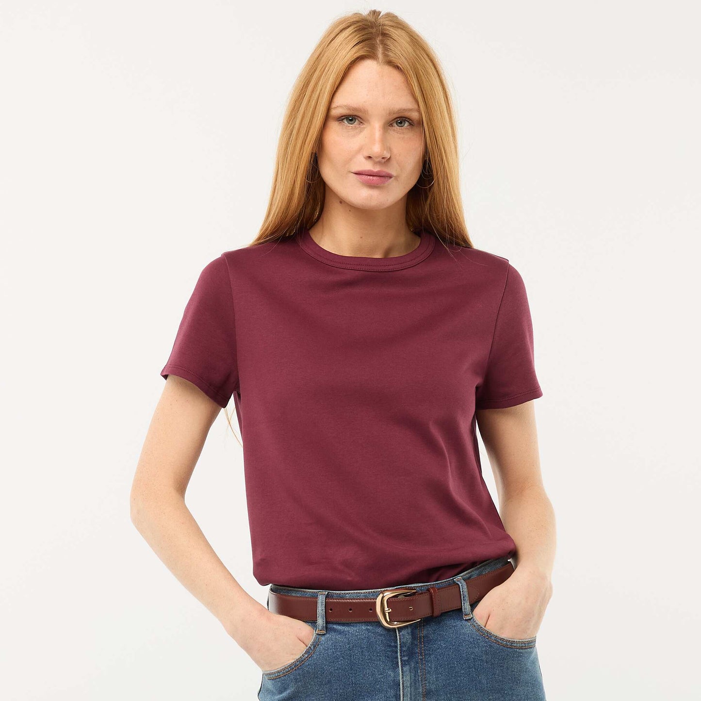 T-shirt en coton épais VIOLET