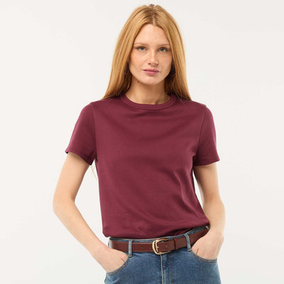 T-shirt en coton épais VIOLET