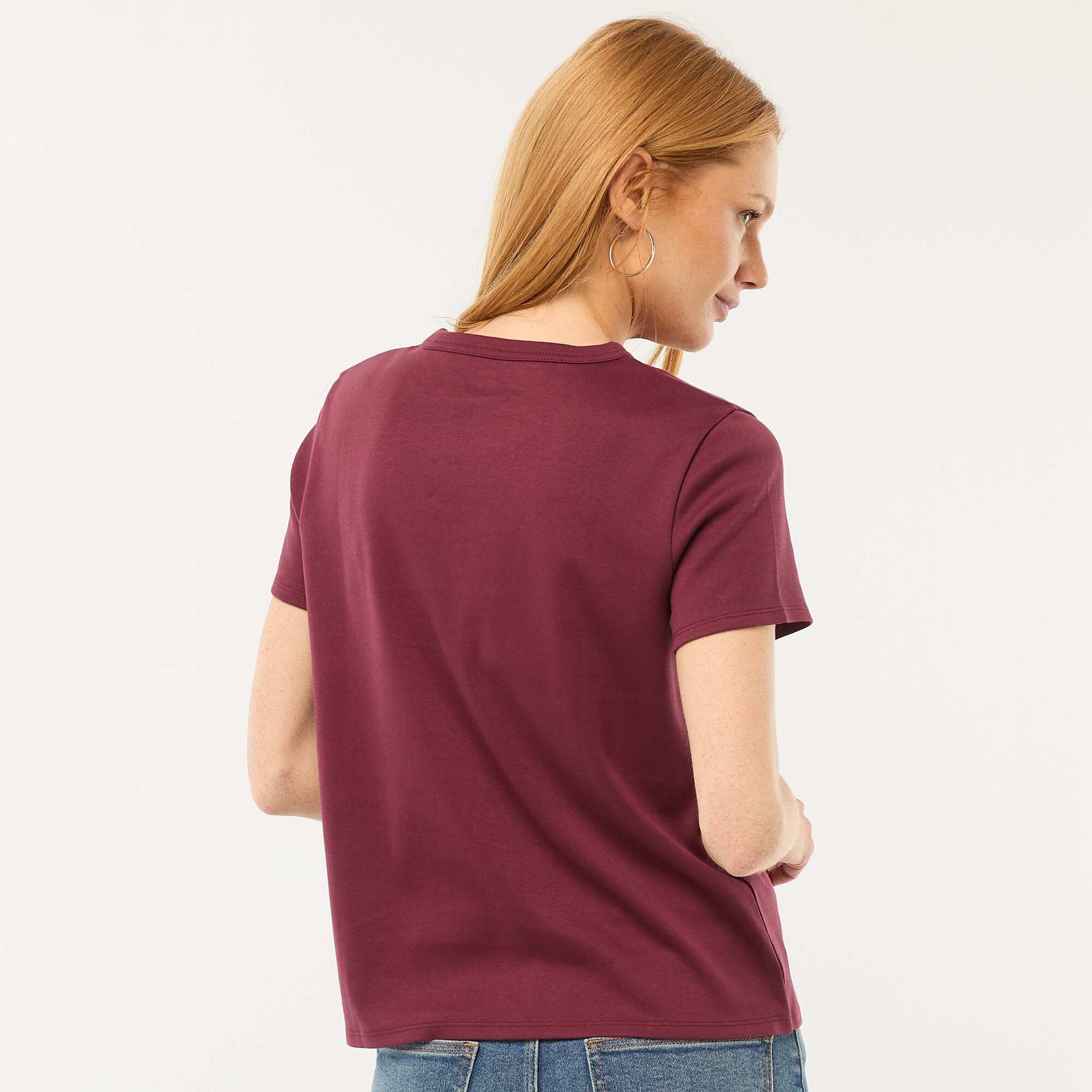 T-shirt en coton épais VIOLET