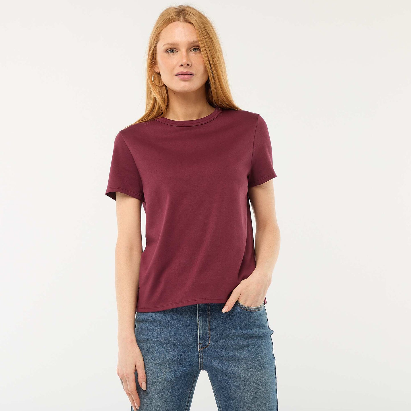 T-shirt en coton épais VIOLET