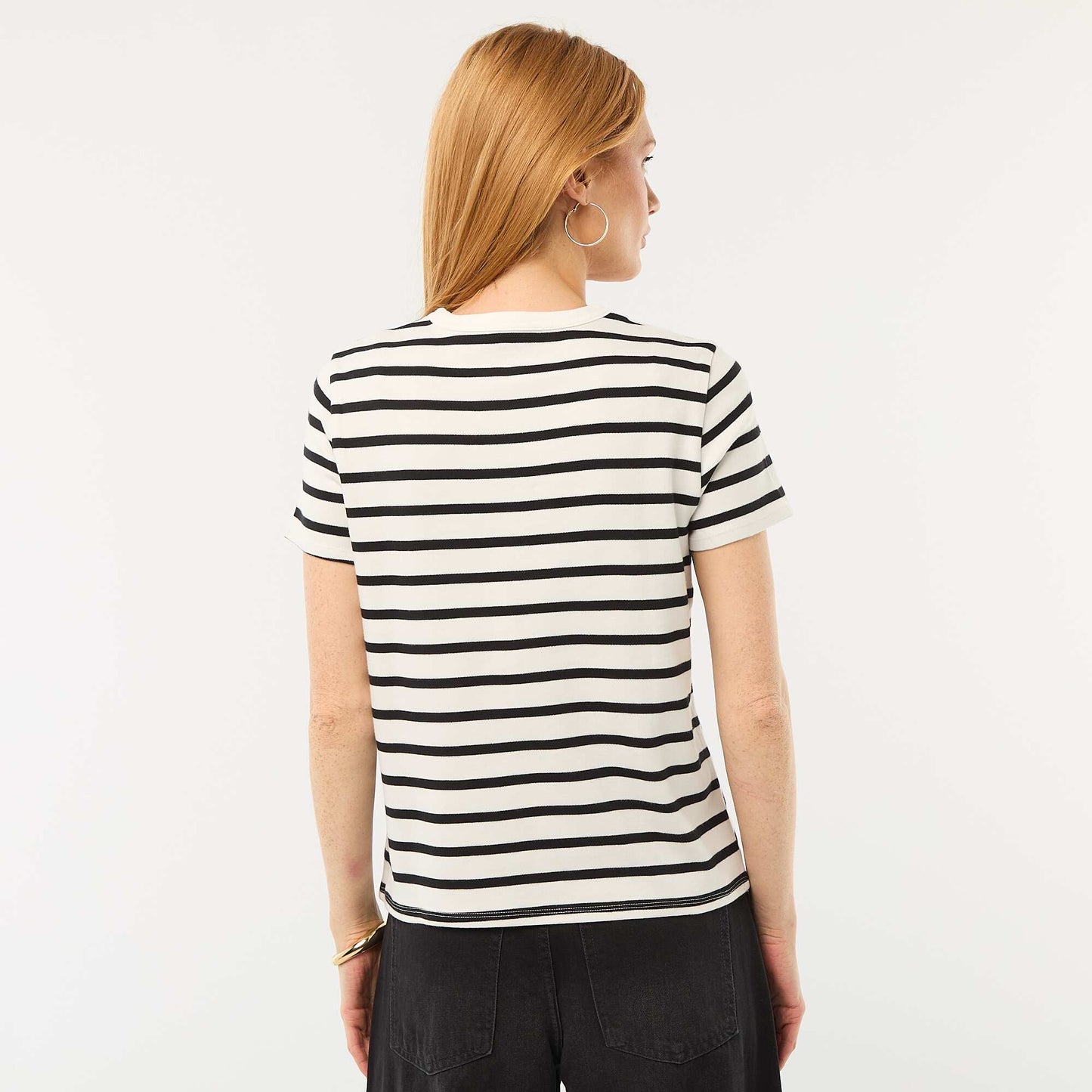 T-shirt en coton épais BLEU