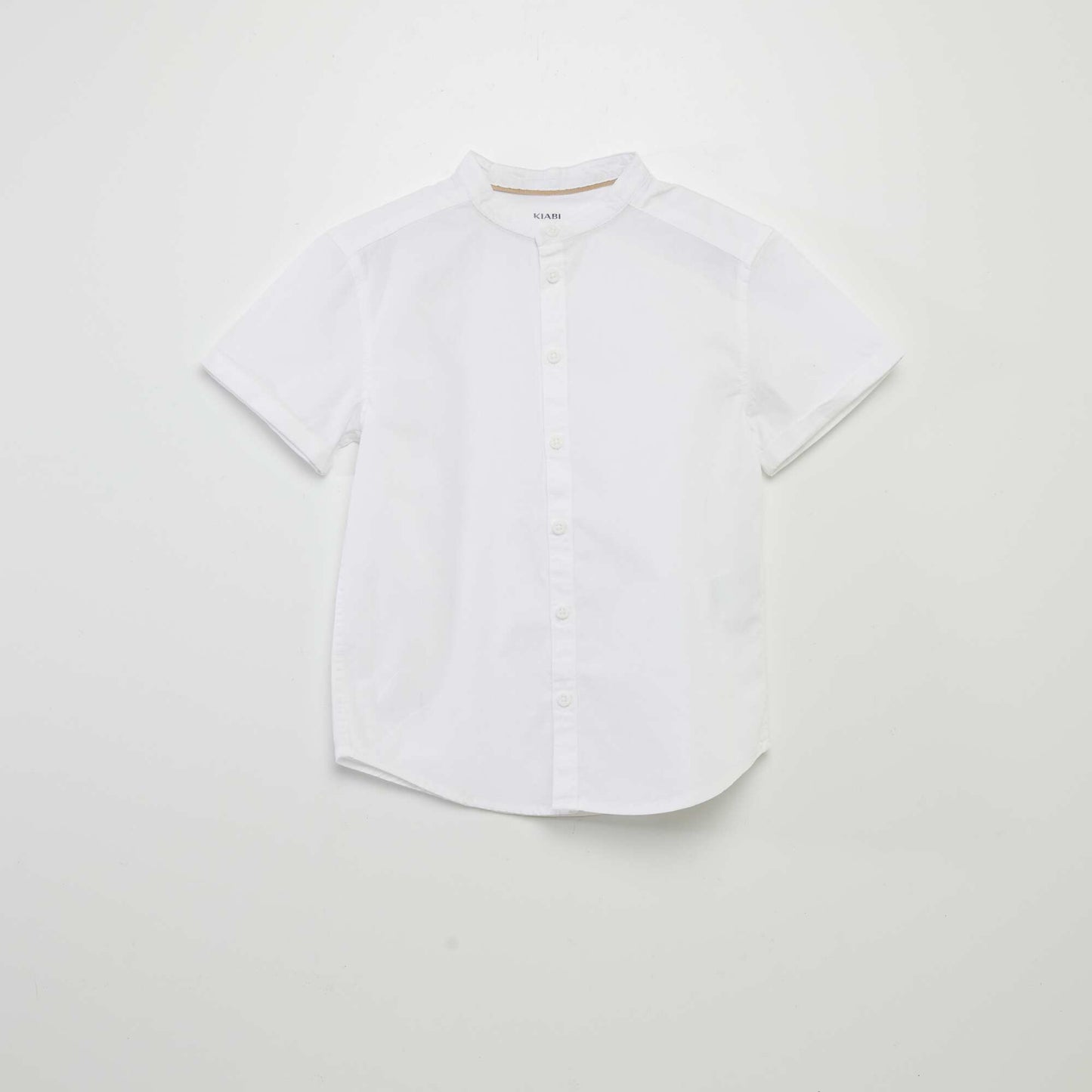 Chemise col mao blanc