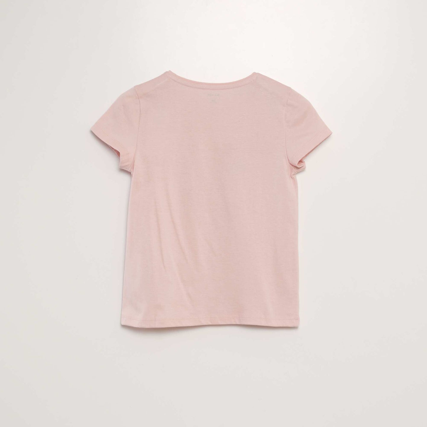 T-shirt manches courtes avec animation Rose