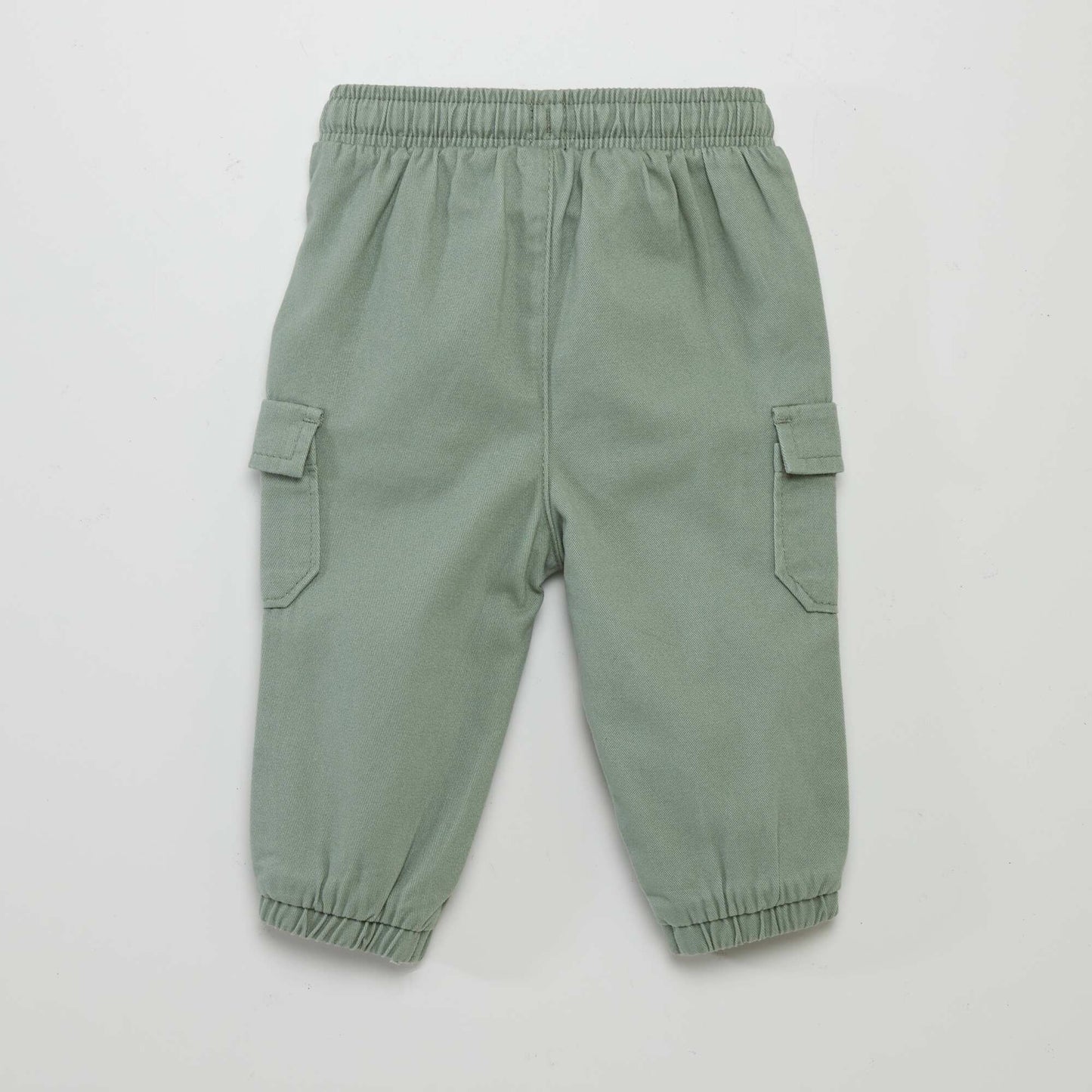 Pantalon jogger avec poches   rabat Vert