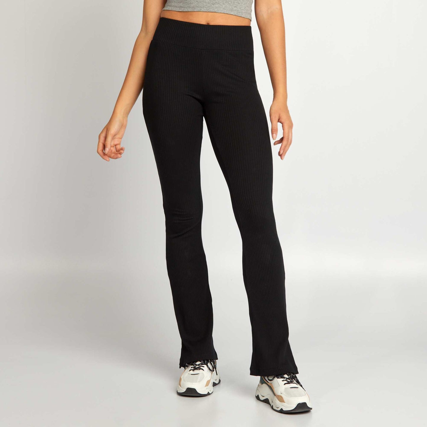 Legging long coupe flair noir