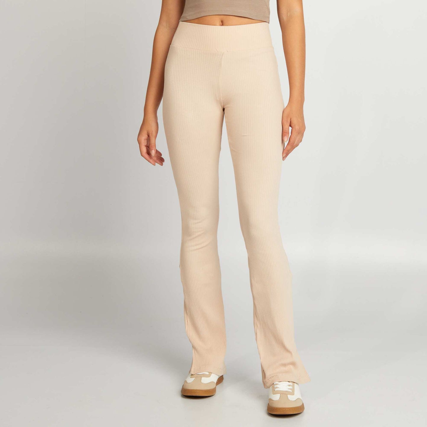 Legging long coupe flair Beige