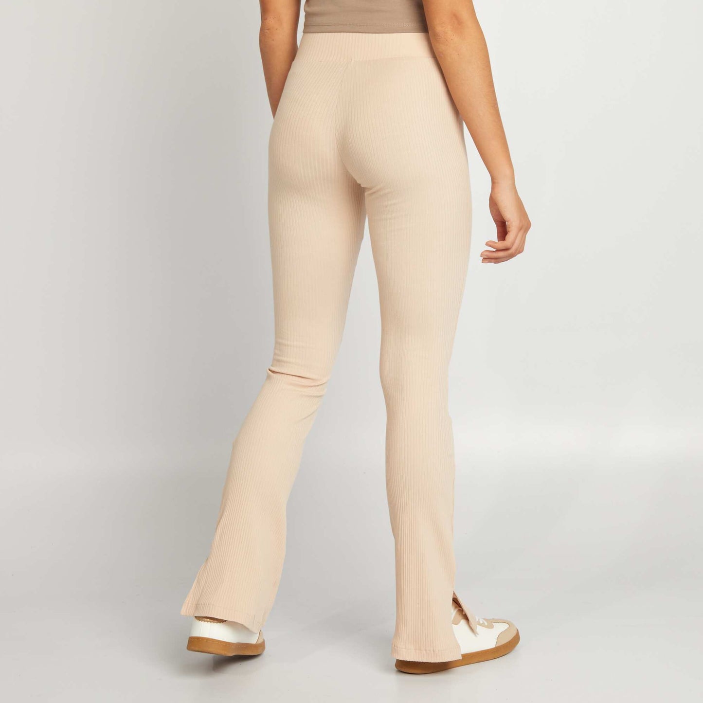 Legging long coupe flair Beige