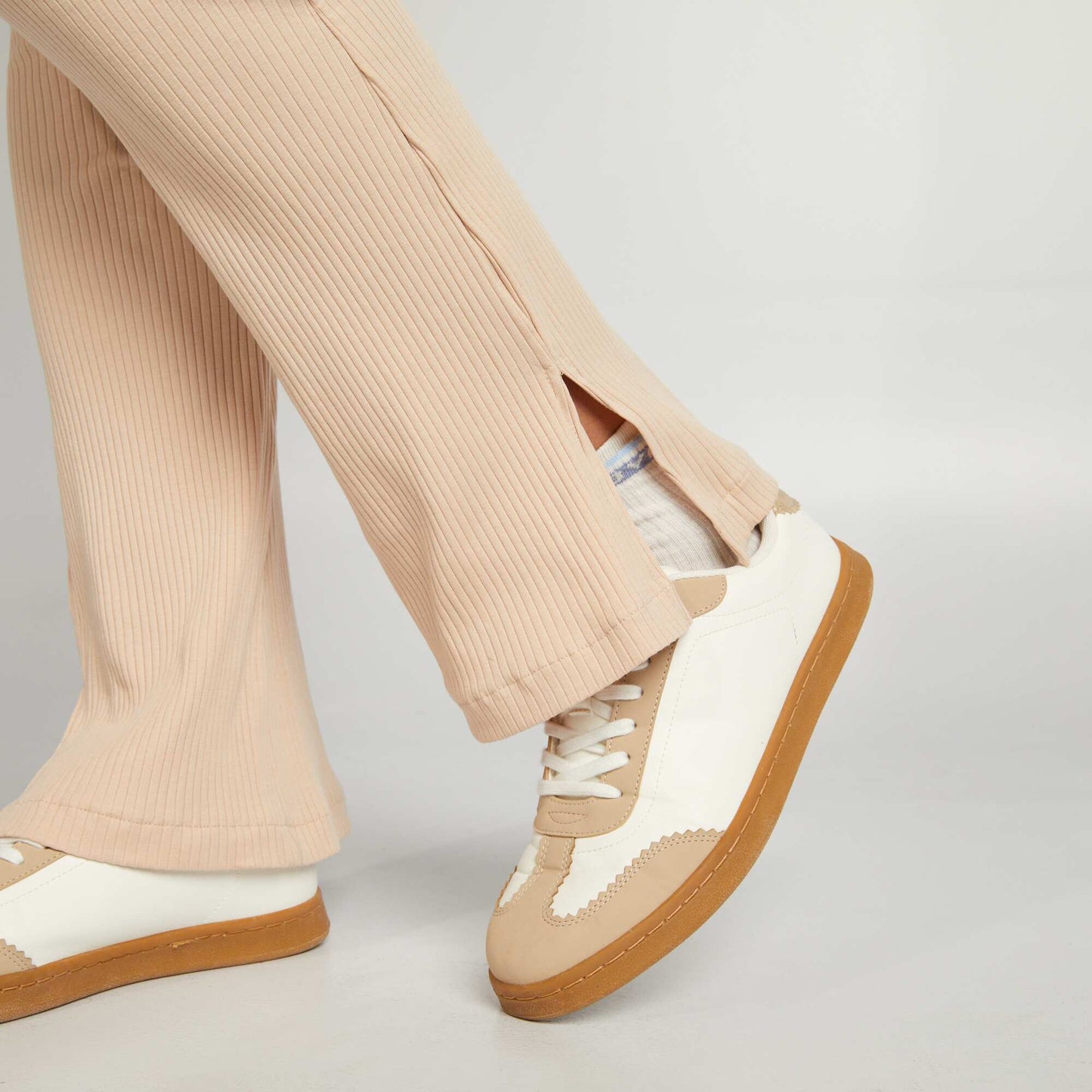 Legging long coupe flair Beige