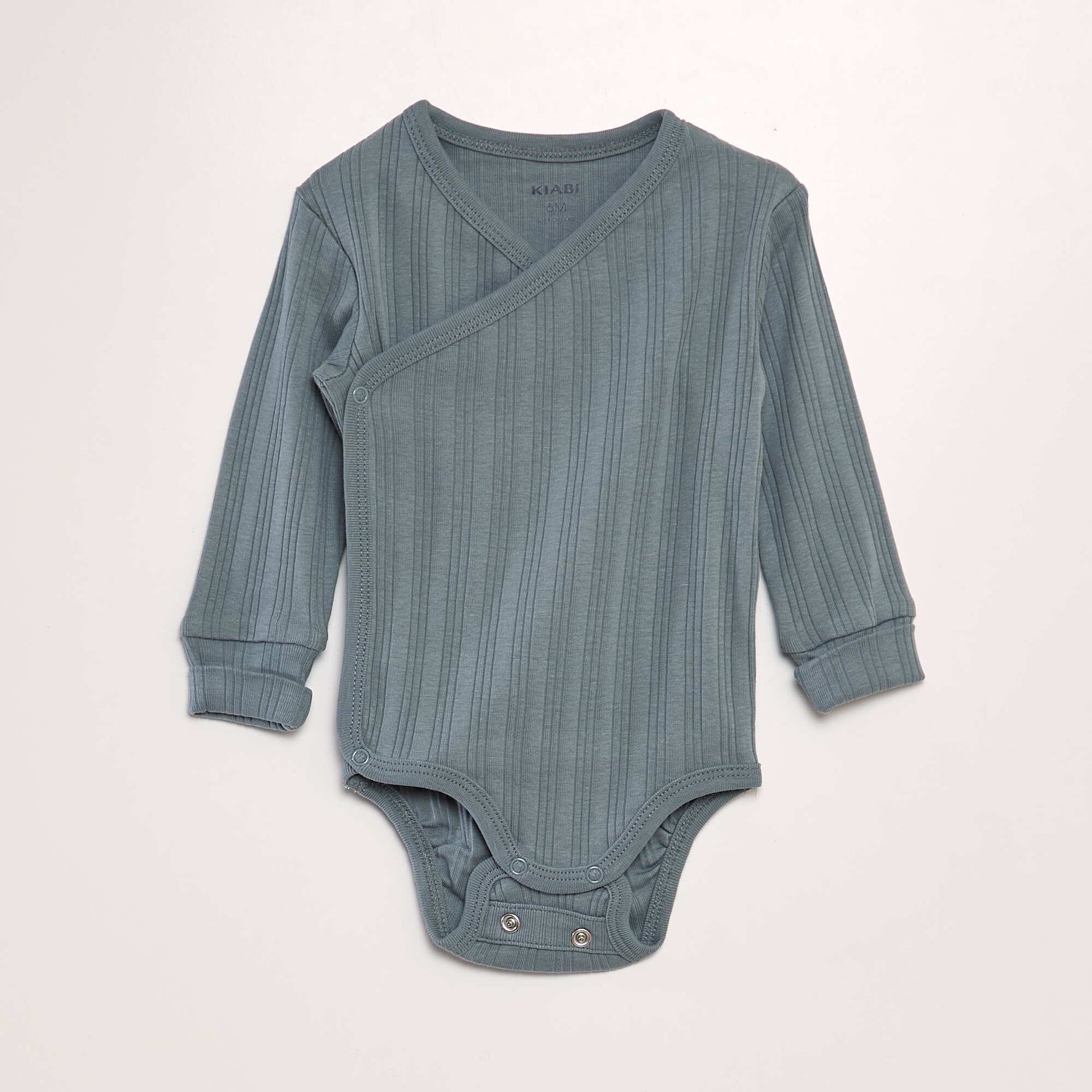 Lot de 3 bodies volutif Bleu/beige