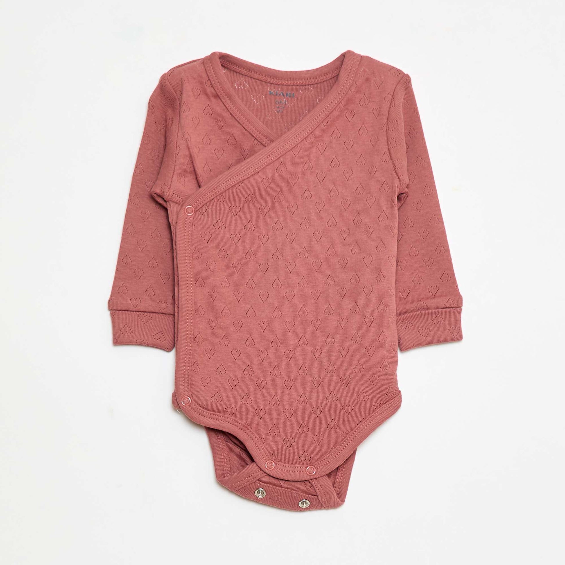 Lot de 3 bodies évolutif ROSE