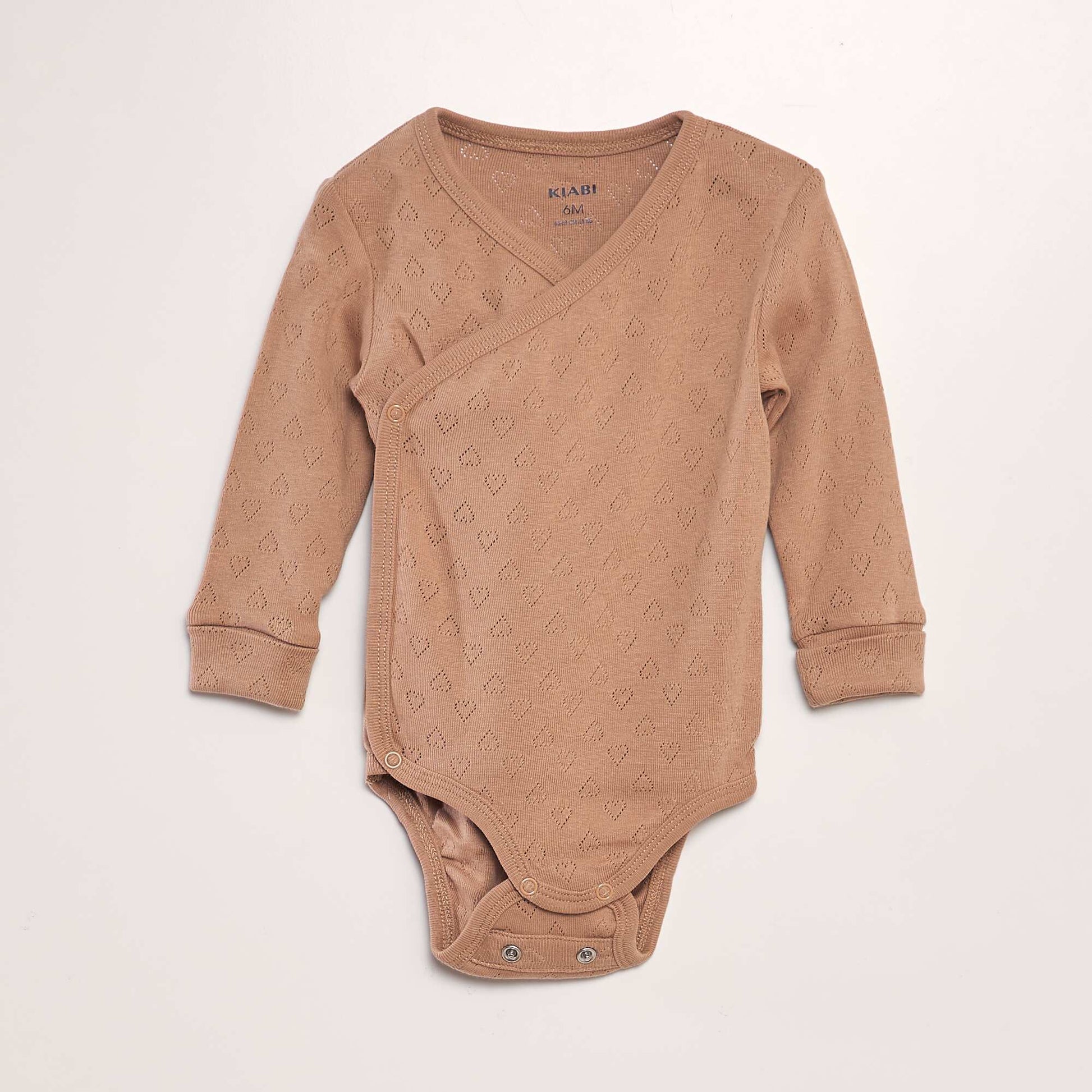 Lot de 3 bodies volutif Rose/beige