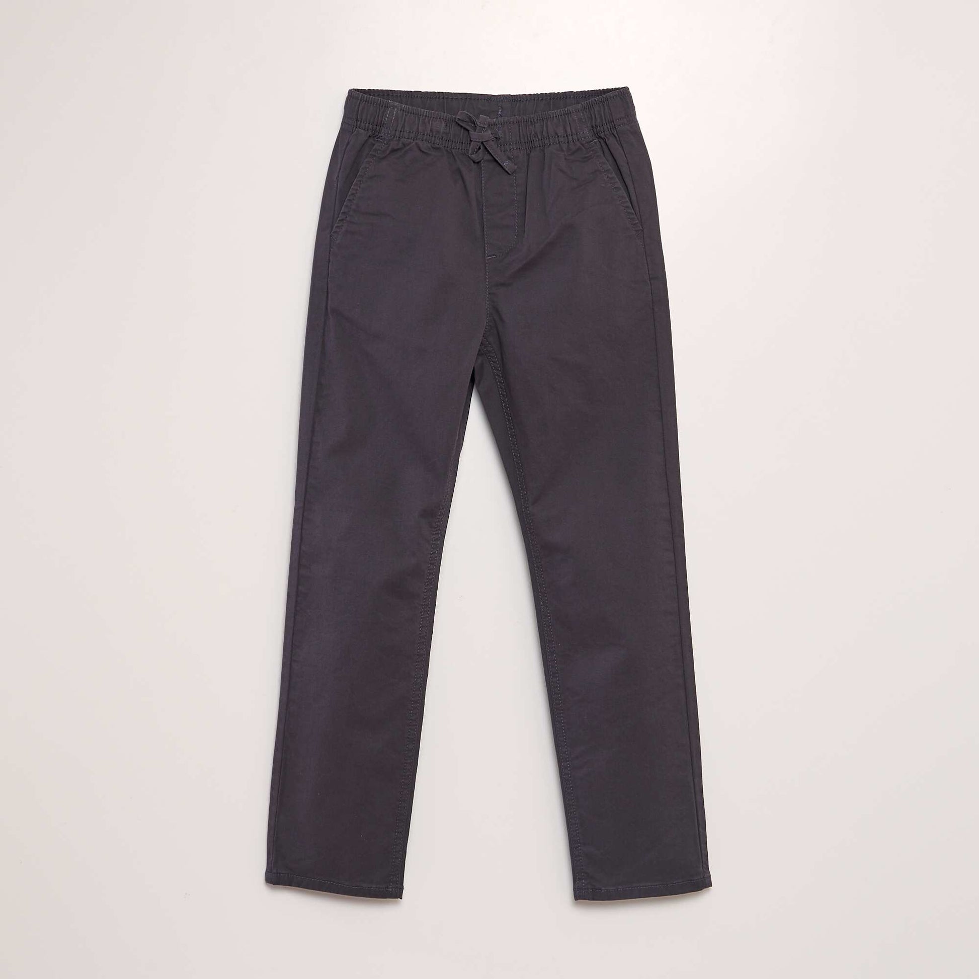 Pantalon esprit 'jogger' Gris anthracite