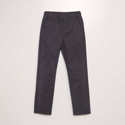 Pantalon esprit 'jogger' Gris anthracite