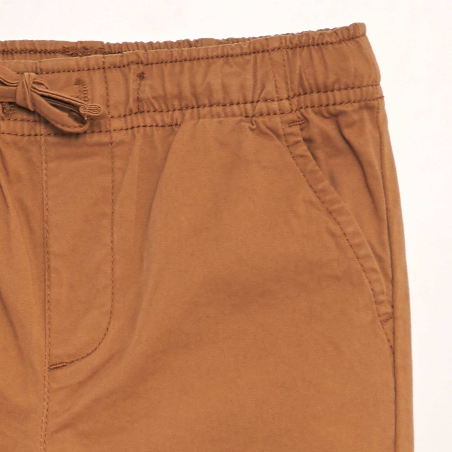 Pantalon esprit 'jogger' Marron