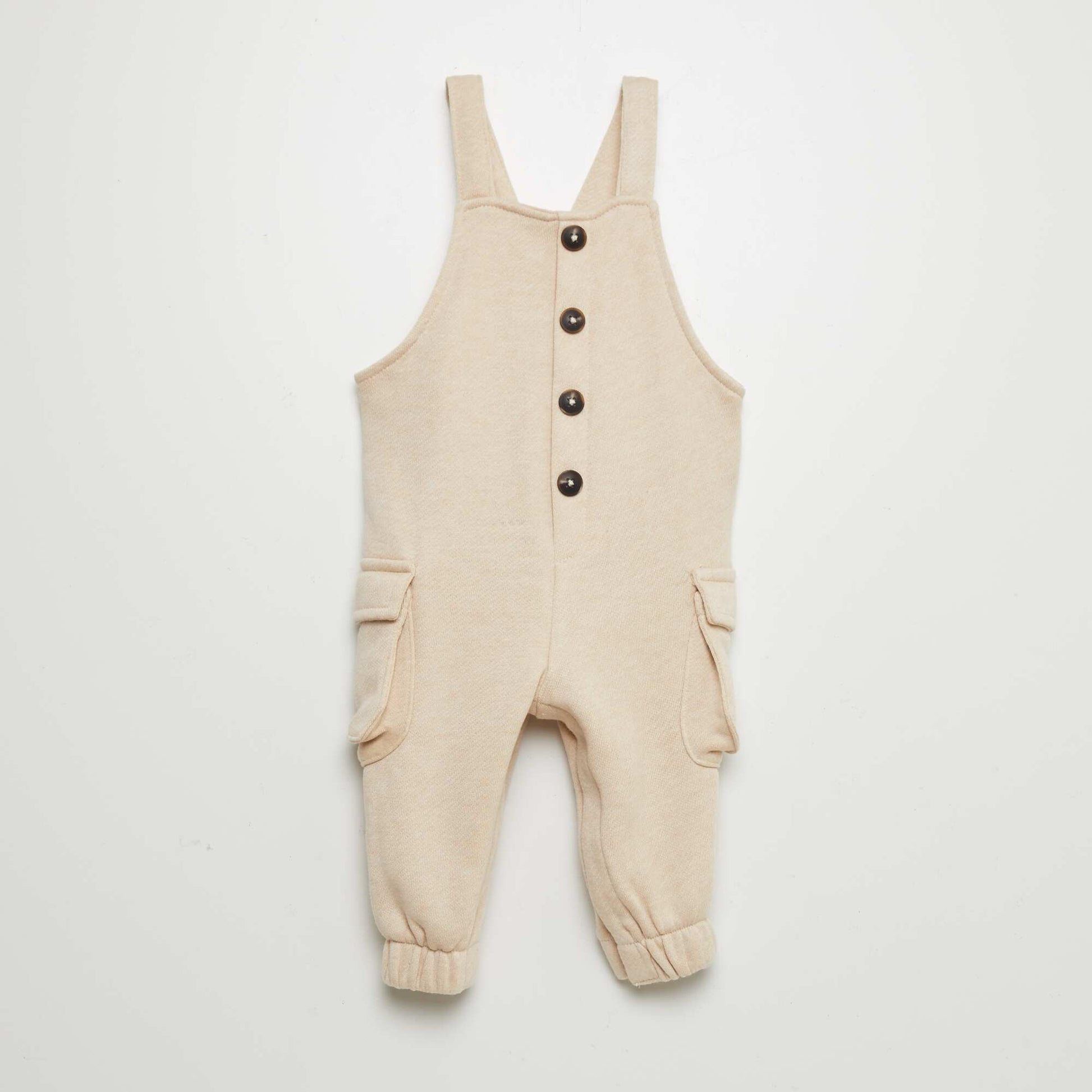 Salopette en molleton Beige